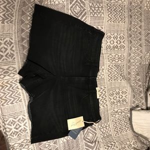 Mid Rise black shorts